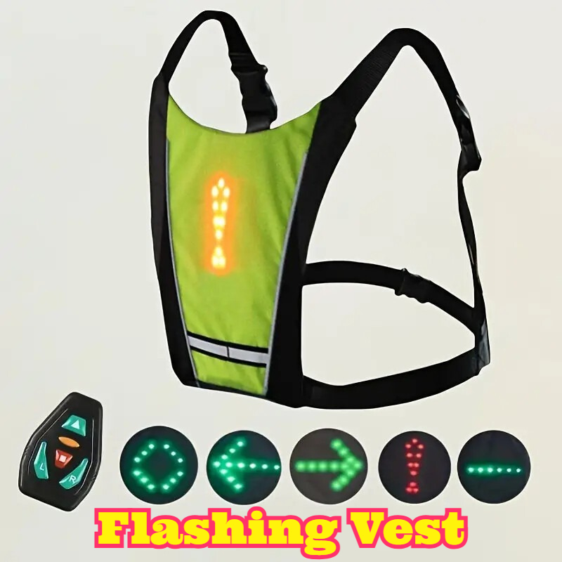 Running Visibility Gear - Gilet de sécurité à LED avec