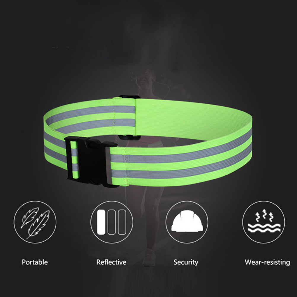 Running Visibility Gear - Ceinture Réfléchissante Ajustable, Équipement de Sécurité