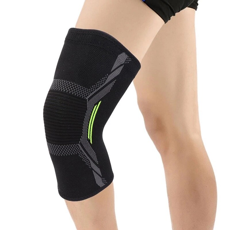 Running Gear Knee - Protège-genou unique en nylon tricoté pour