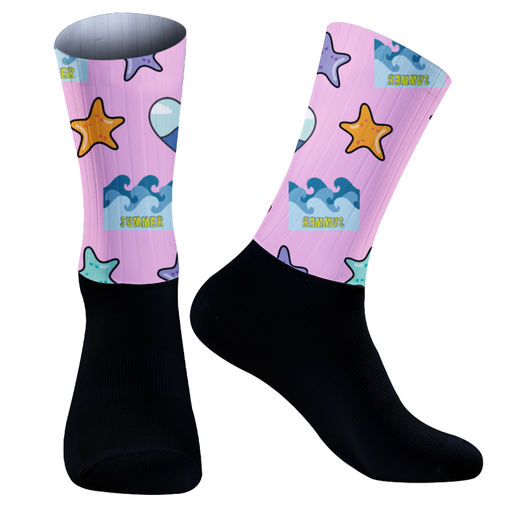 Running Gear Knee - Chaussettes de cyclisme antidérapantes, pour Camping,