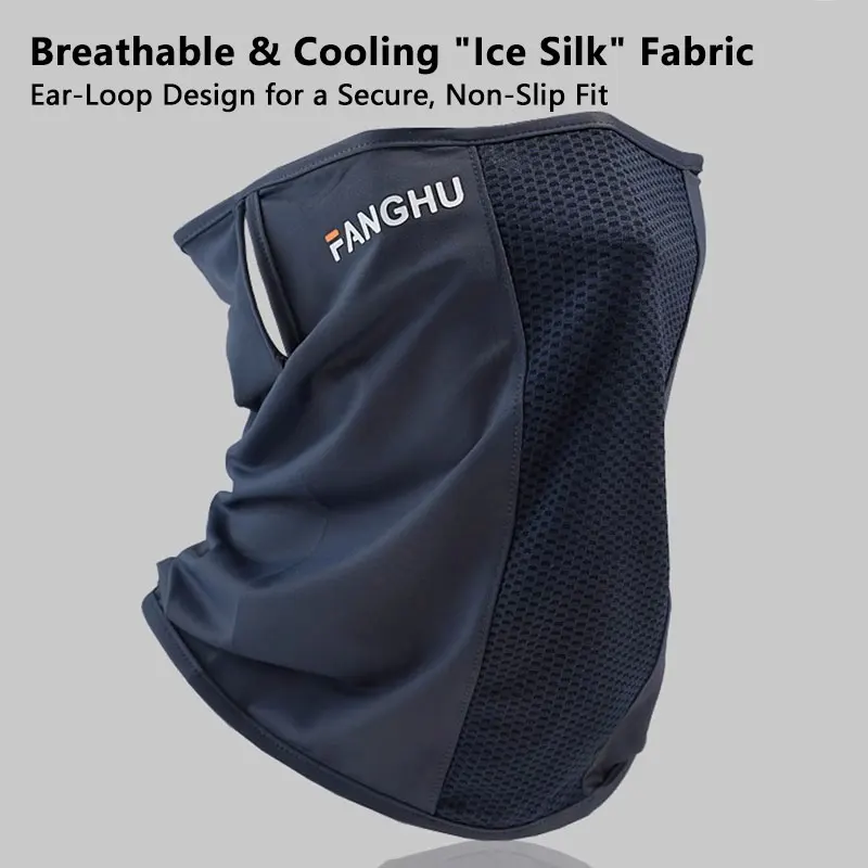 Running Cap Mesh - Cache-cou respirant en maille avec boucles