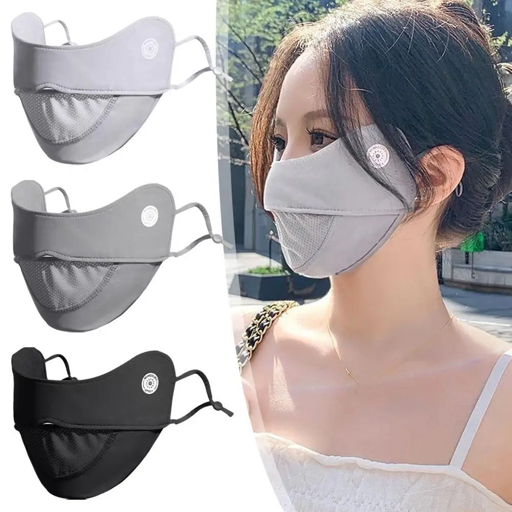 Running Cap Mesh - Masque facial en soie glacée pour