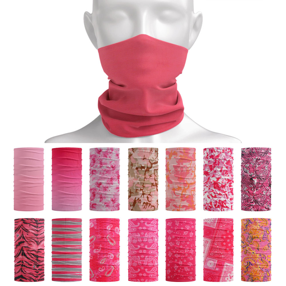 Running Gear Autumn - Bandana rose sans couture pour l'extérieur,