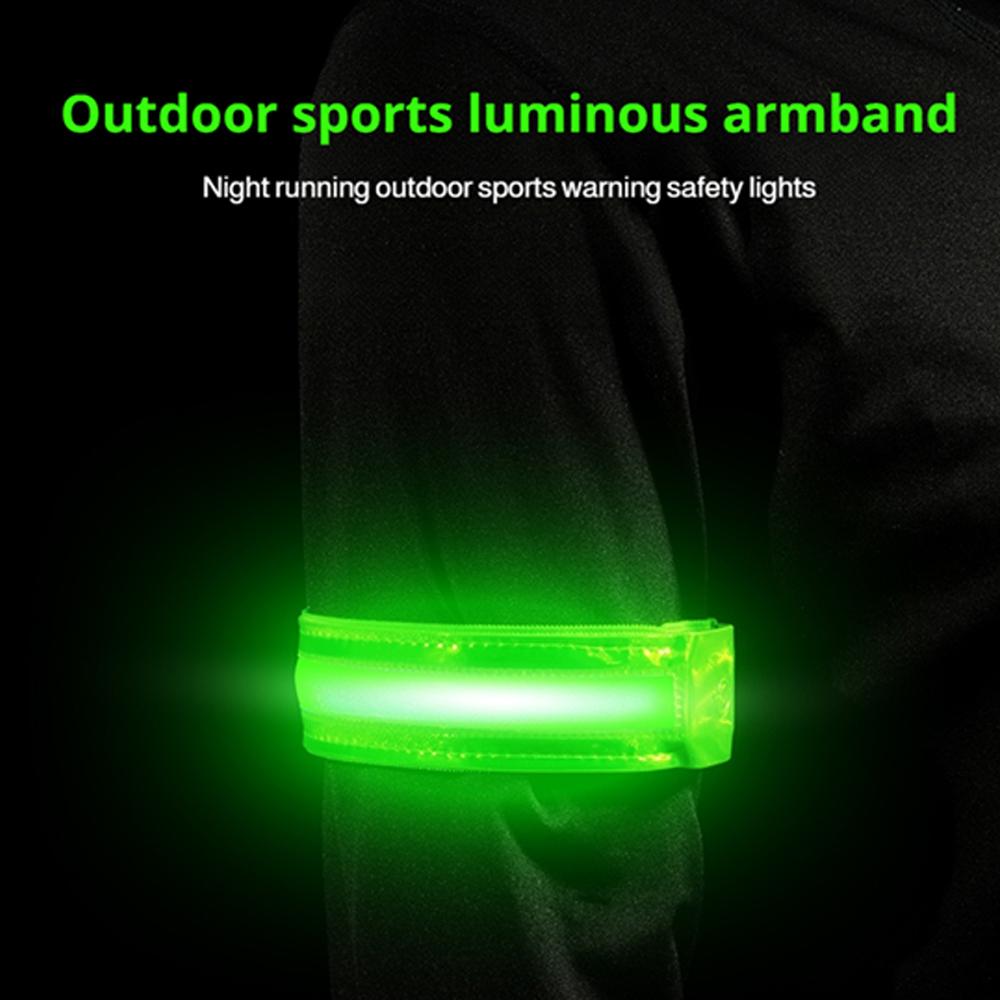 Running Visibility Gear - Brassard réfléchissant LED, sangle de sécurité,