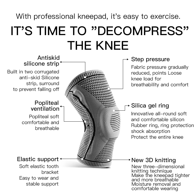   Genouillère élastique en sil - Running Gear Knee avis et prix