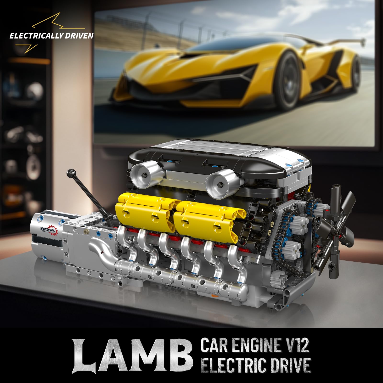 Kit de modèle de moteur V12 qu - Running Gear Engine avis et prix