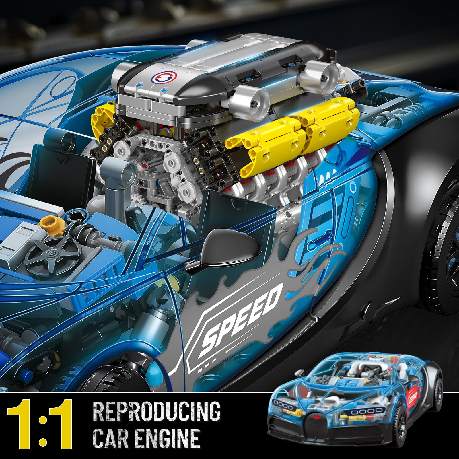 Kit de modèle de moteur V12 qu - Running Gear Engine avis et prix