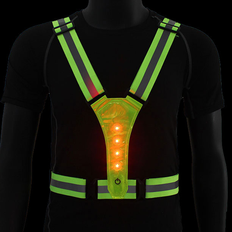 Gilet de sécurité LED réglable - Running Gear Autumn avis et prix