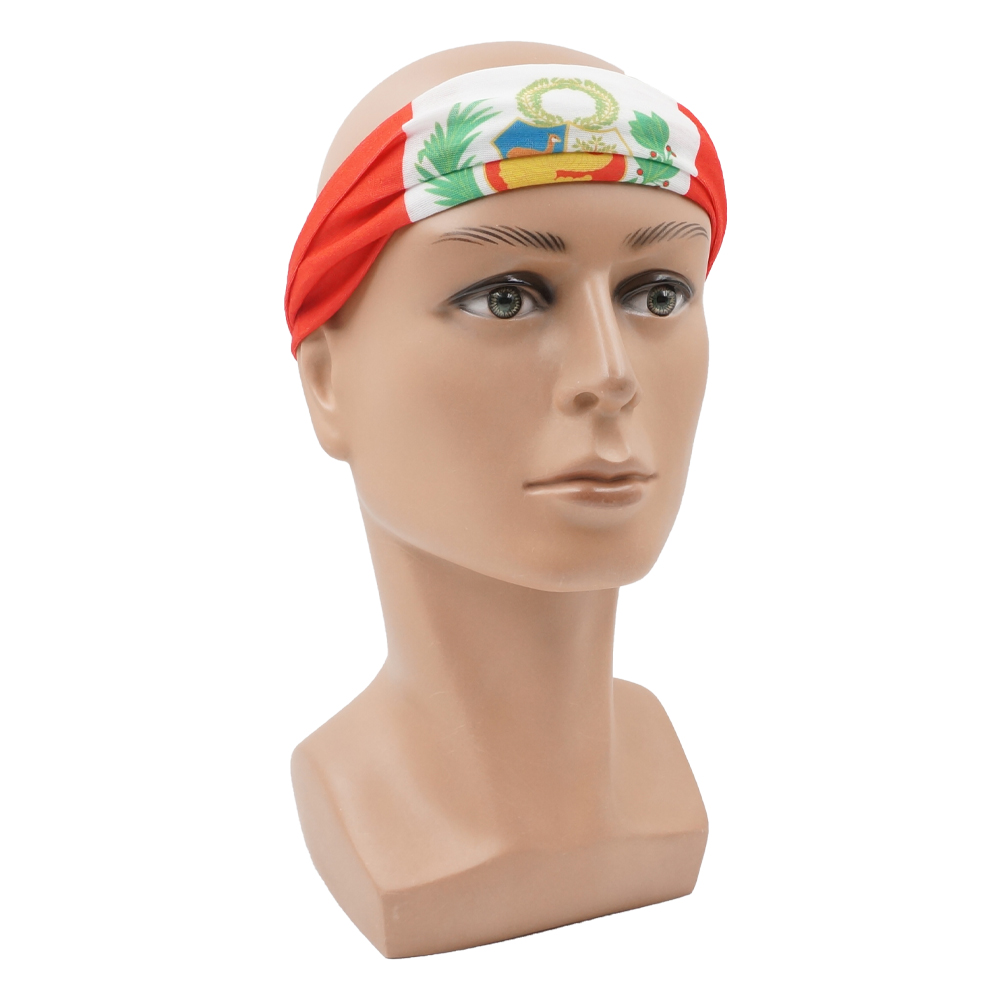 Bandana à motif drapeau péruvi - Running Gear Autumn avis et prix