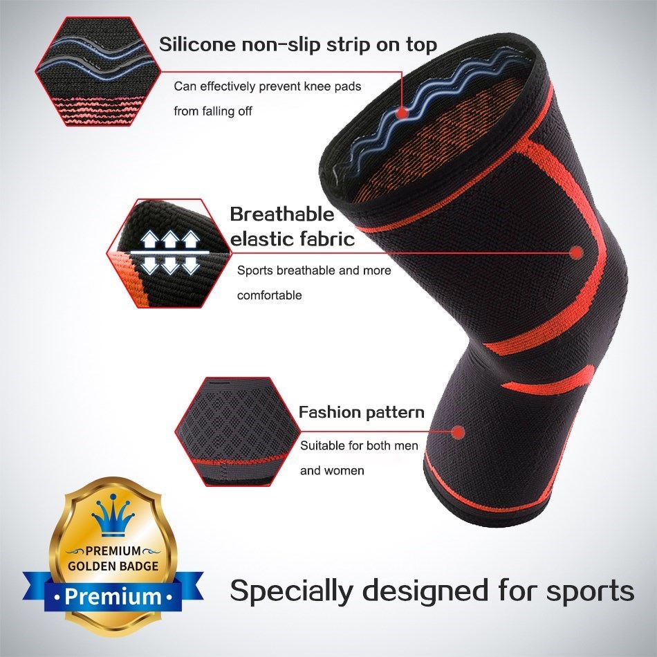 WOSWEIR-Genouillères élastique - Running Gear Knee avis et prix