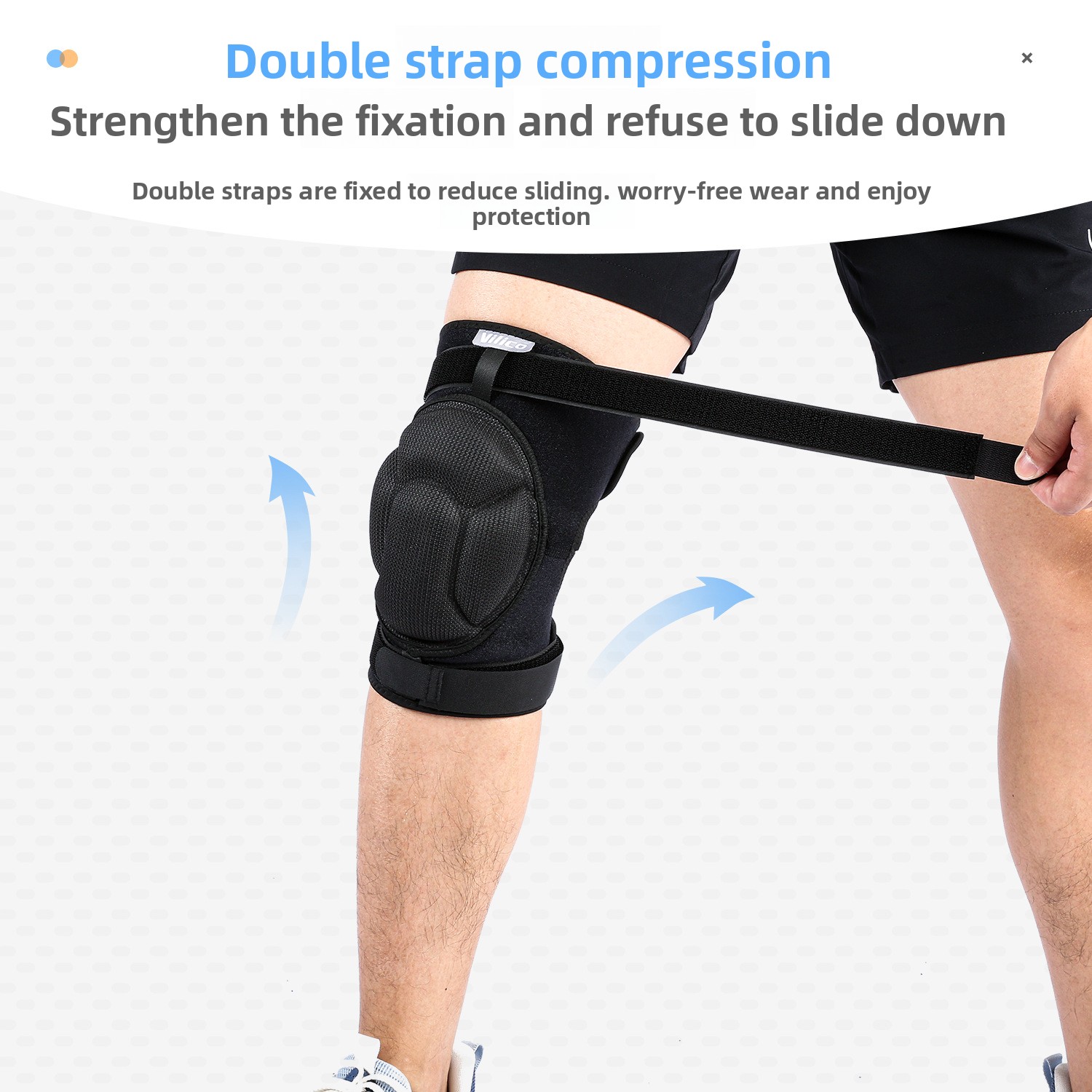 Genouillères pour la course à  - Running Gear Knee avis et prix