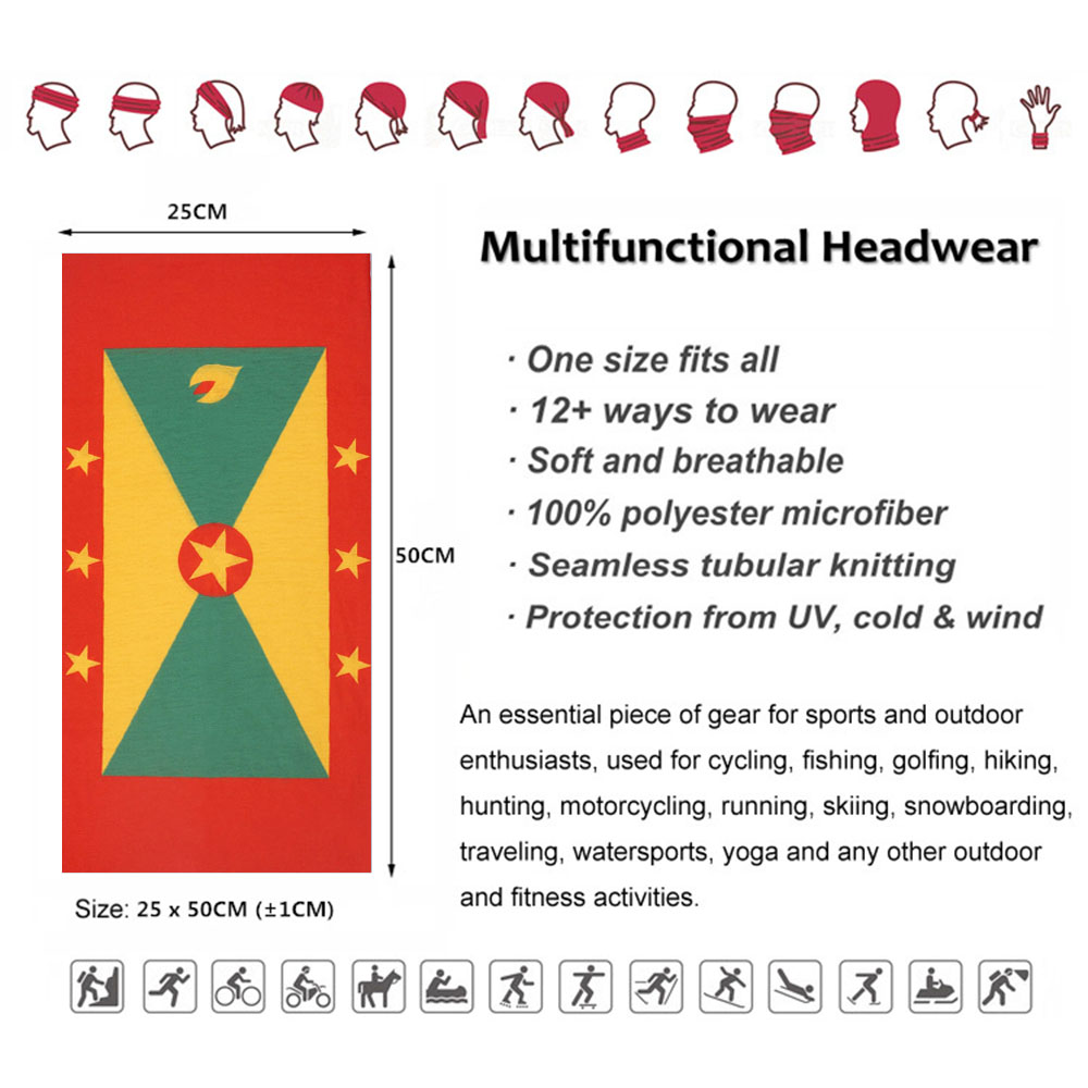Grenada Feel Pattern Face Band - Running Gear Autumn avis et prix