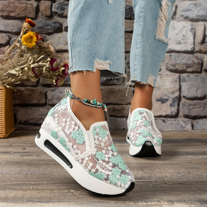 Chaussures plates en dentelle  - Running Gear Women avis et prix
